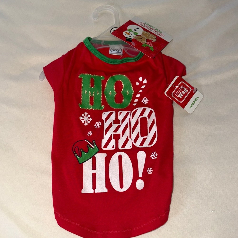 Red and Green Holiday Dog Shirt